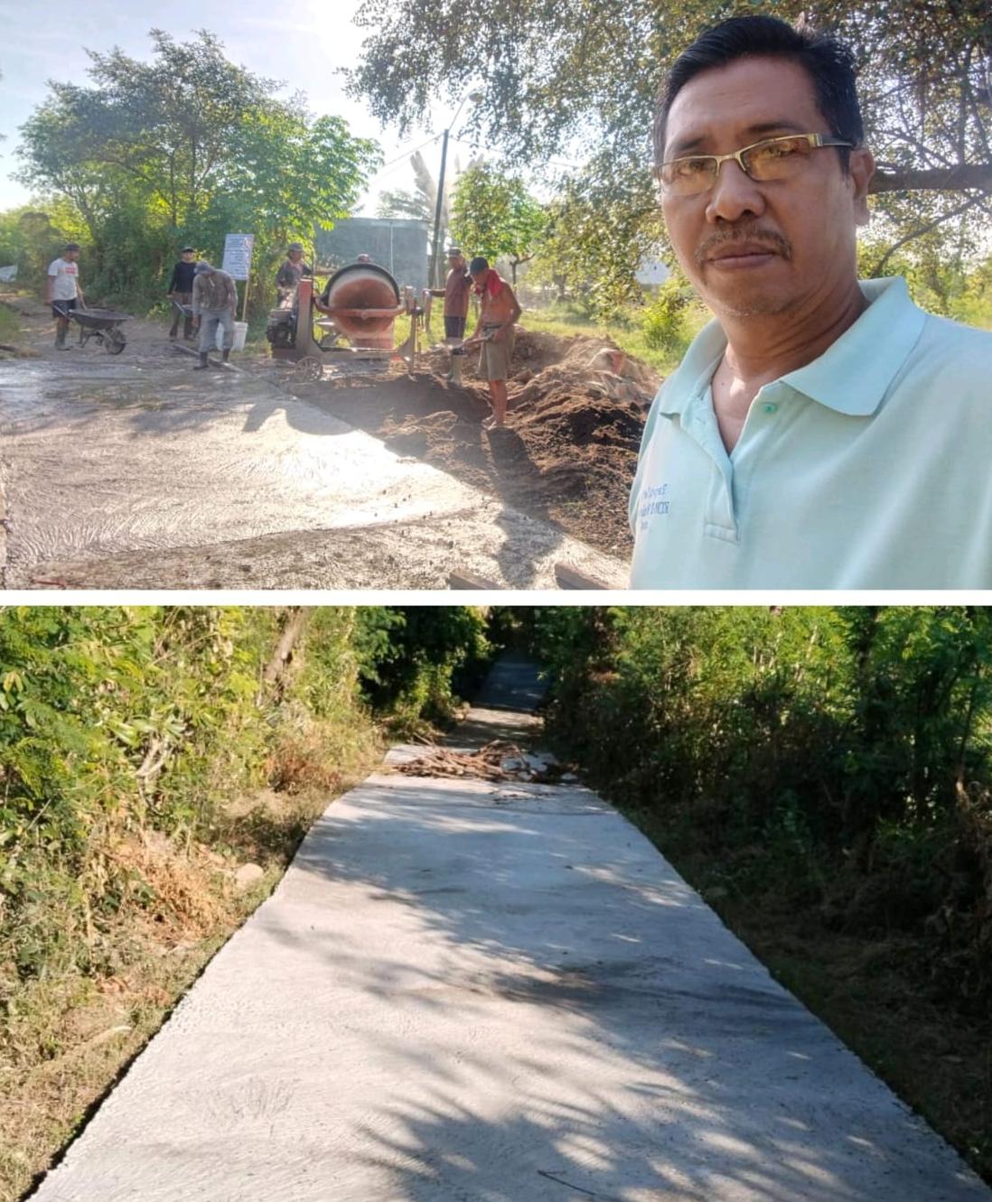 Desa Sanggalangit Manfaatkan Dana SILPA 2025 Senilai 300 Juta Untuk Rabat Beton Seluas 1 km