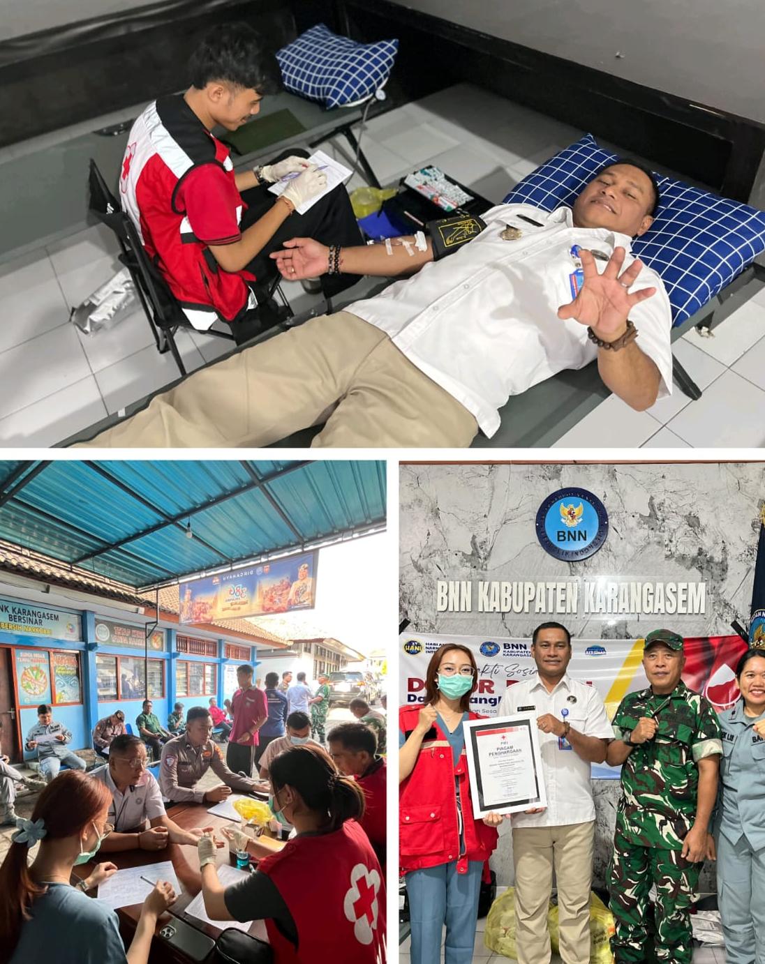 Peringatan HANI di Karangasem, 55 Kantong Darah Terkumpul