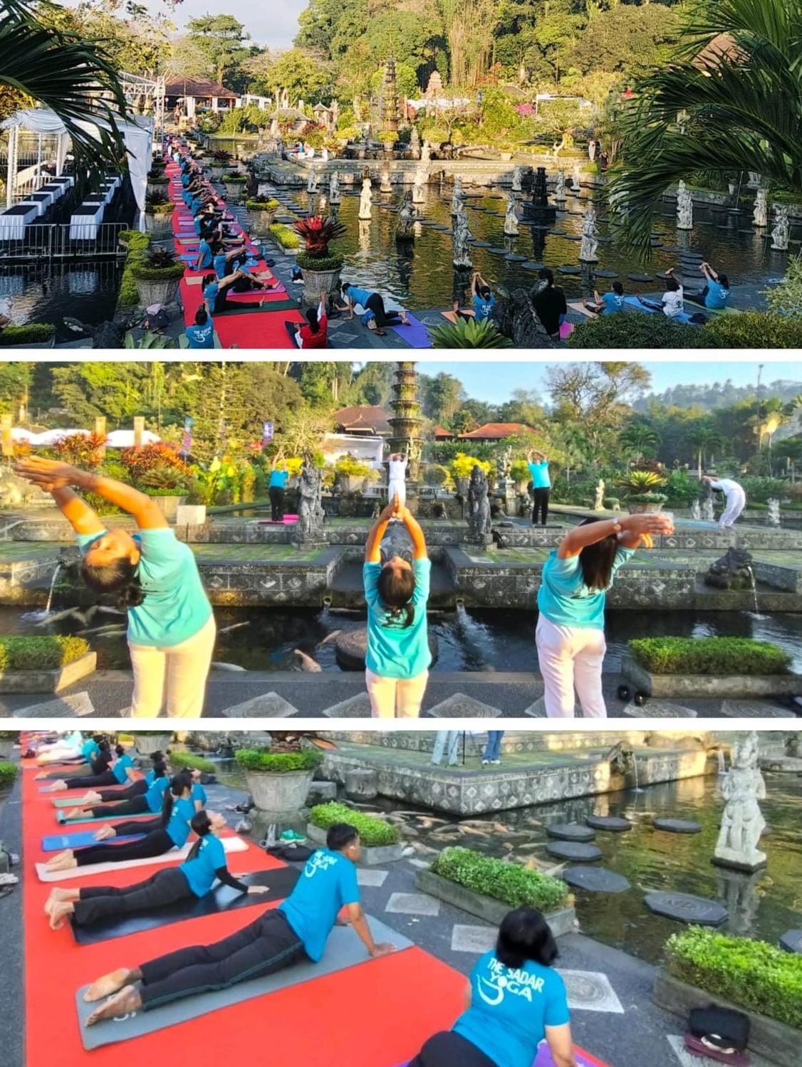 200 Peserta Ikuti Yoga Bersama di Tirta Gangga, Buka Art Festival 2026